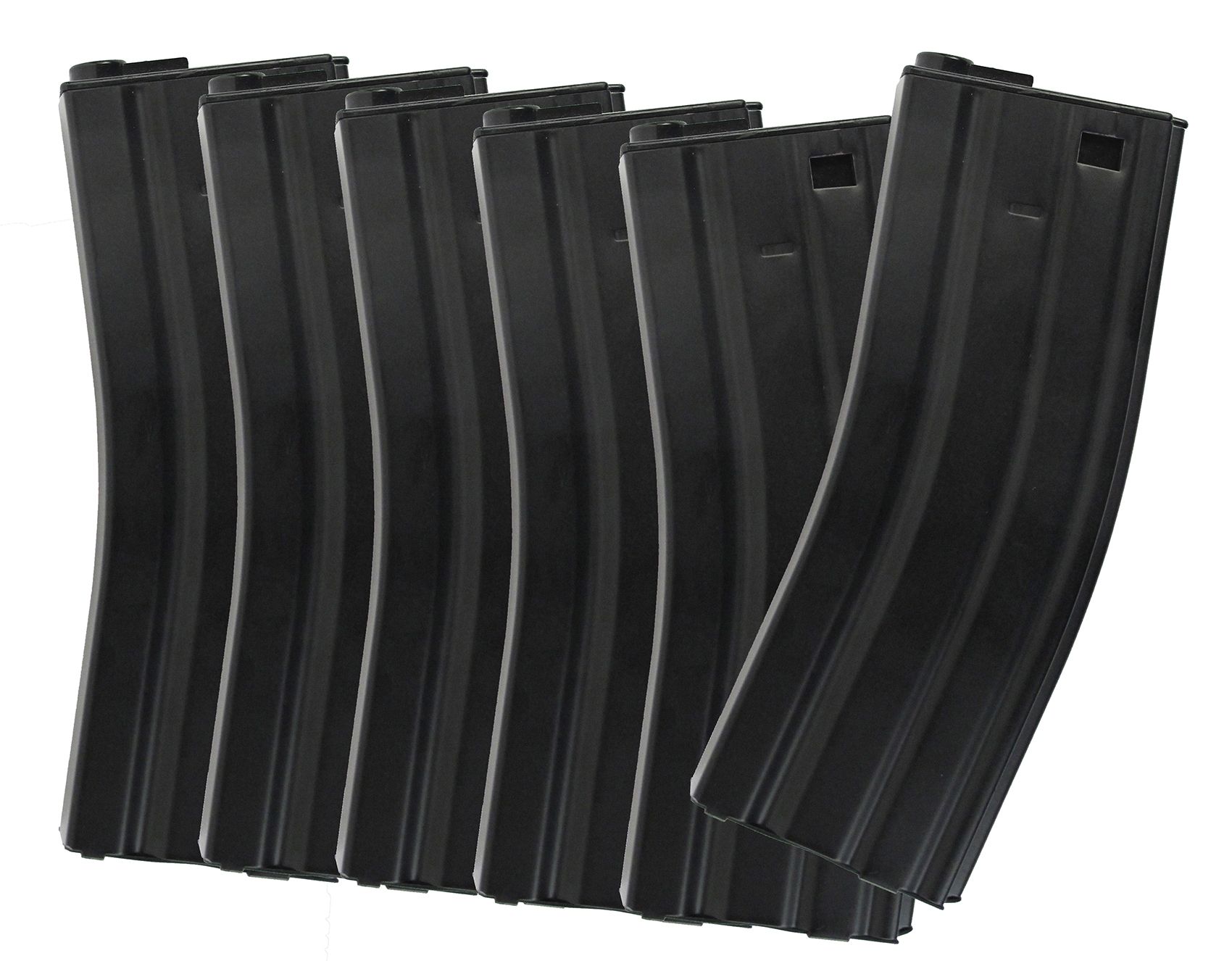 CS4 Metal Mid-Cap Magazine-BK (120 Rounds, 6pcs/Box)